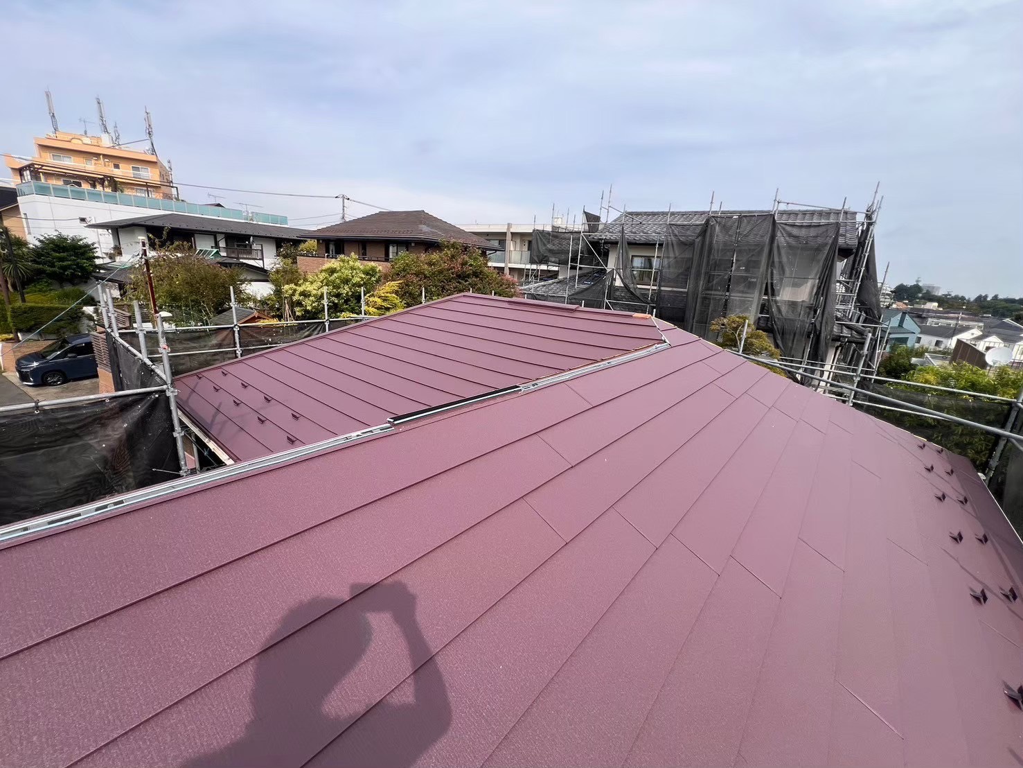 横浜市戸塚区　屋根カバー工事